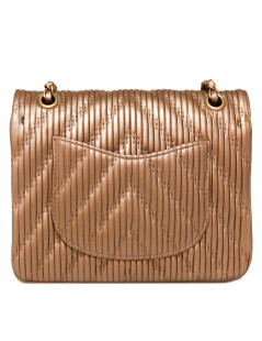 CHANEL rosegold Timeless herringbone