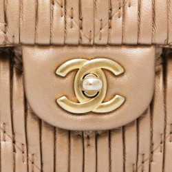 Sac Timeless CHANEL doré rosé