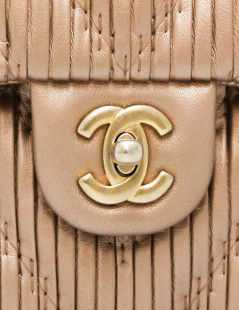 CHANEL rosegold Timeless herringbone