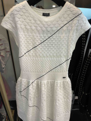 Robe blanche CHANEL T38