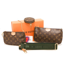 Multipochettes LOUIS VUITTON toile Monogram