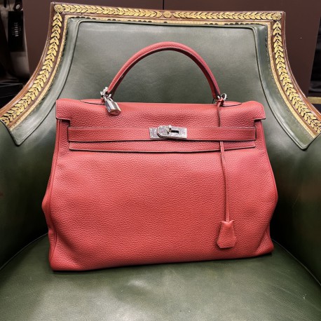 Kelly 50 HERMES rouge casaque