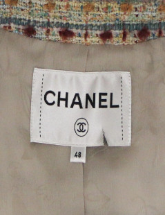 Veste T 48 CHANEL tweed pre fall 2018