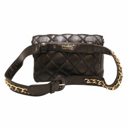 Ceinture noir Banane CHANEL