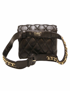 Ceinture banane Chanel noir