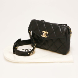 Ceinture noir Banane CHANEL