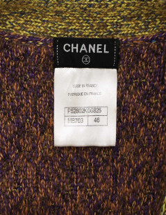 Cardigan T46 CHANEL collection Brasserie laine mohair