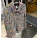 Veste T 38 CHANEL tweed multicolore