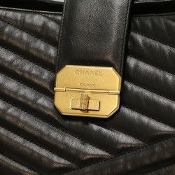 Cabas CHANEL bicolore