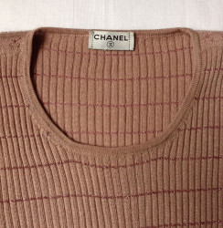 pull CHANEL vieux rose 