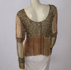 Gilet LORRIS AZZARO vintage couture 