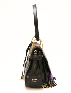 Sac à main PRADA cuir noir