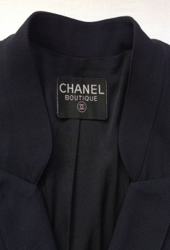 Manteau CHANEL bleu t