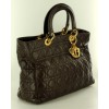 Sac Lady DIOR marron MM