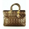 Sac Lady DIOR marron MM