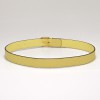 Ceinture LOUIS VUITTON embossée jaune