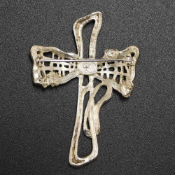 Broche croix CHRISTIAN LACROIX 