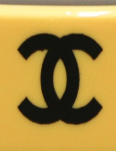 Bracelet rigide CHANEL COCO jaune