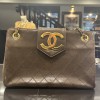 Sac CHANEL marron gros CC