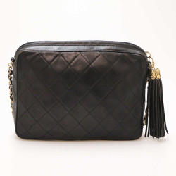 Sac camera vintage CHANEL noir