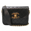 Sac CHANEL CC cuir noir