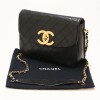 Sac CHANEL CC cuir noir