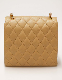 Sac CHANEL beige gros CC