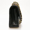 Sac CHANEL double rabat vintage noir