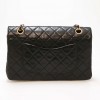 Sac CHANEL double rabat vintage noir