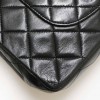 Sac CHANEL double rabat vintage noir