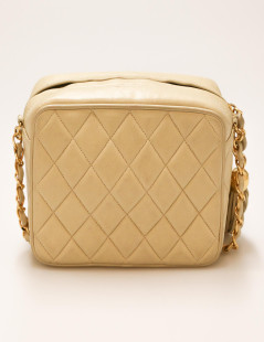 Mini sac Camera CHANEL beige