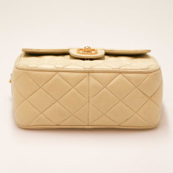 Mini sac Camera CHANEL beige