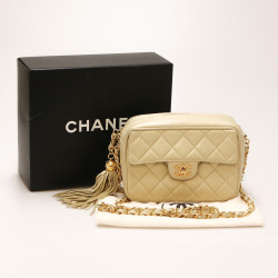 Mini sac Camera CHANEL beige