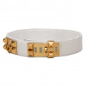 Ceinture CDC HERMES cuir blanc 