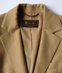 veste LORO PIANA cachemire camel t40 it