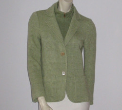 veste FRANCK NAMANI cachemire vert