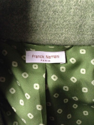 veste FRANCK NAMANI cachemire vert