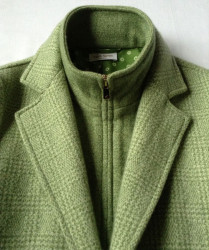 veste FRANCK NAMANI cachemire vert