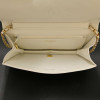 Sac vintage CHANEL cuir blanc