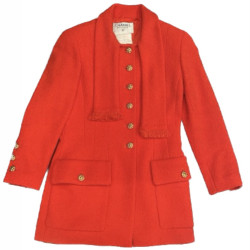 Chanel Vintage coral jacket