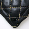 Sac CHANEL noir coutures beige