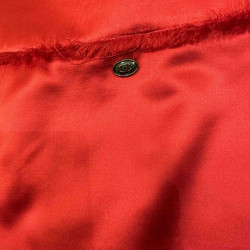 CHANEL T38 en red Duchess silk skirt