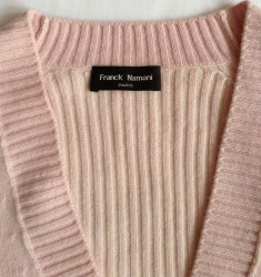 cardigan FRANCK NAMANI cachemire rose t 36 fr