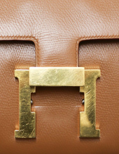 HERMES Constance bag Epsom Gold 23 cm