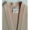 gilet long CHANEL cachemire rose t 38