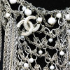 Plastron CHANEL chainettes perles