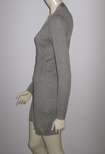 Gilet long BRUNELLO CUCINELLI gris en cachemire