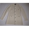 veste longue CHANEL écrue cachemire t38 fr