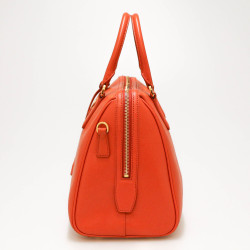 Sac Prada cuir orange