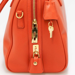 Sac Prada cuir orange